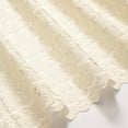 thumbnail image 2 of Nautilus Embroidered Eyelet Fabric - Ivory Geometric Spiral Polyester 41/42", 2 of 3