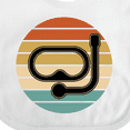 thumbnail image 4 of Inktastic Scuba Diver Retro Sunset Diving Boys or Girls Baby Bib, 4 of 4