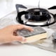 thumbnail image 2 of GOOHOCHY 8 estropajos multiusos antiarañazos para limpiar platos, utensilios de cocina, esponja antiadherente para cocina y baño (negro), 2 of 8