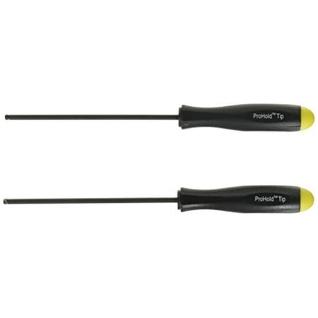 UPC: 0037231746049 | 2pcs 5/64  Hex (Allen) Prohold® Tip Ball End Screwdriver  Protanium® High Torque Steel With Proguard™ Finish  4.8  Long – Bondhus® USA