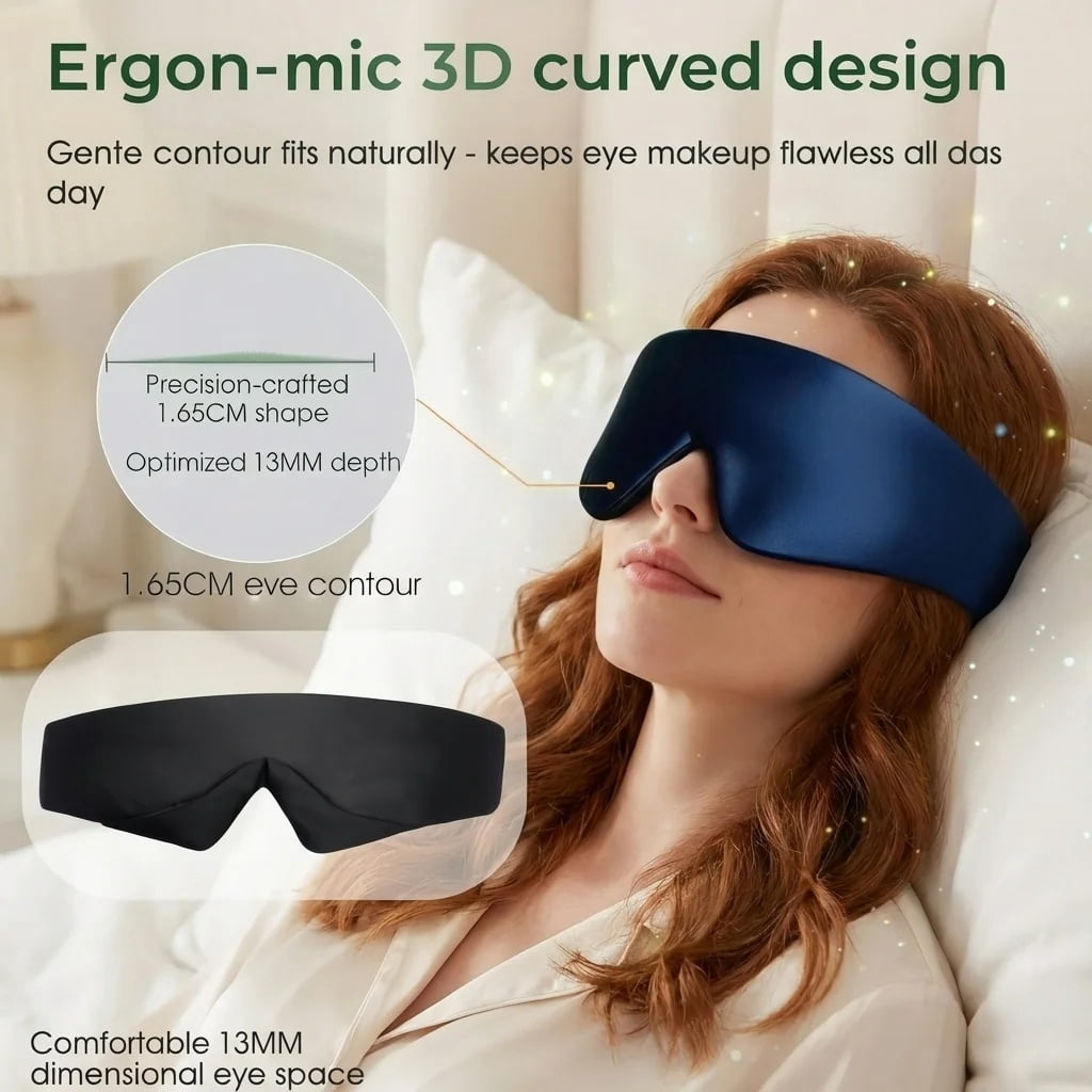 FACEMOON Bluetooth Sleep Headphones Headband for Side Sleepers 14+ Hour Battery Life Travel Insomnia Relief