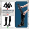 thumbnail image 3 of 8pcs Boot Shaper Form Inserts Reusable Tall Boot Support Holder Pads for Men Women Knee High Boots Black, 3 of 7