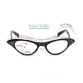 thumbnail image 4 of Hip Hop 50's Shop 1950s Cat-Eye Glasses for Kids, Plastic Costume Glasses with Rhinestones (Toddler Black), 4 of 6