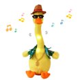 thumbnail image 1 of Juguete Divertido, Juguete De Peluche De Pato Eléctrico Con 120 Canciones Que Bailan Con Canto / Agitación / Grabación / Resplandeciente / Repitiendo Sus Palabras Juguete Interactivo De Pato Para Rega Muyoka Hogar, 1 of 6