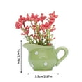 thumbnail image 3 of Taicans Mini Vase Magnets,2025 New Bud Vases Magnetic Cute Mini Ceramic Magnets for Fridge 3D Ceramic Flower Vase Funny Refrigerator Accessories Kitchen office Decoration B, 3 of 6