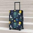 thumbnail image 4 of Cauagu Space and Animals Print Travel Luggage Cover,Travel Dust-proof Suitcase Cover Softside Suitcase Protector for 18-32inch,Not Included Suitcase, 4 of 8