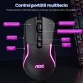 thumbnail image 3 of Mouse Gaming AOC Negro con 7 Botones Programables e Iluminación RGB, 3 of 6