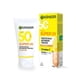 thumbnail image 2 of Protector solar facial Garnier Skin Active antioleosidad toque seco crema tono medio fps 50+ con vit c 40 ml, 2 of 4