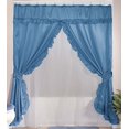 thumbnail image 2 of Carnation Home Fashions FSCD-L-01 Rideau de Douche Lauren Double Swag Gris 70 x 72 Po, 2 of 2