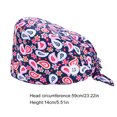 thumbnail image 5 of Paquete De 4 Gorros De Trabajo Para Enfermera, Servicio Prolongado, Color Puro, Botón Pulido Opaco, Gorros De Trabajo Multifuncionales Unisex, Uniformes De Trabajo Noticed AP008643-21, 5 of 5