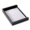 thumbnail image 1 of Dacasso Black Leather Side Load Letter Tray, 1 of 1