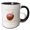 Black/White, variant on 3drose, Minnesota Territory Fruit the Honeycrisp Apple, 15oz Mug