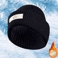 thumbnail image 1 of Chapeau d'Hiver à Capuche pour Enfants Chaud en Laine Tricotée Résistant au Froid, 1 of 3