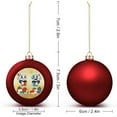thumbnail image 2 of Cuphead Mugman Game Christmas Balls Sparkling Christmas Tree Hanging Ornaments Party Home Decor Xmas Christmas Gifts, 2 of 8