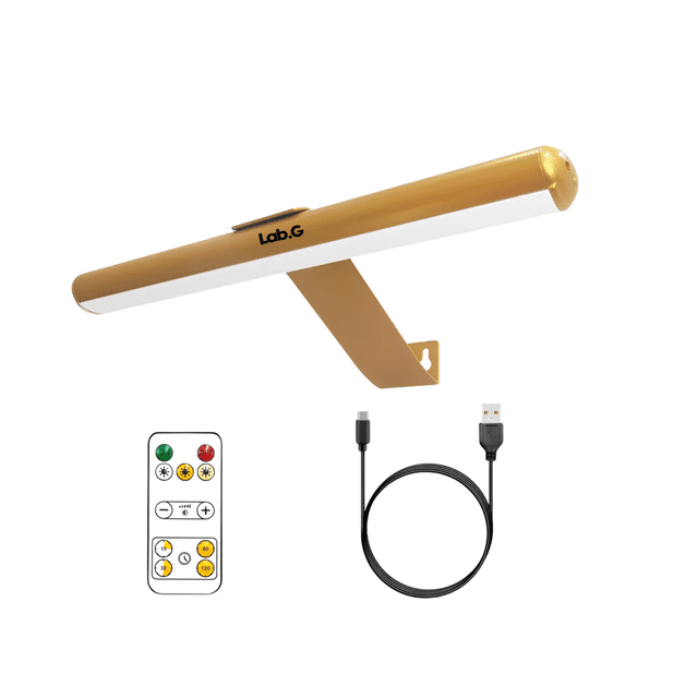 Lámpara Inalámbrica Led De Pared De 33cm A Control Remoto Lab.G Dorado