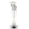 thumbnail image 4 of 1/5Ct TDW Diamond S925 Sterling Silver Cluster Bridal Set (I-J, I2), 4 of 4