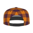 thumbnail image 4 of Gaeub Fall Buffalo Plaid Flat Bill Snapback Hats Baseball Caps with Adjustable for Running Workouts and Outdoor Activities, 4 of 9