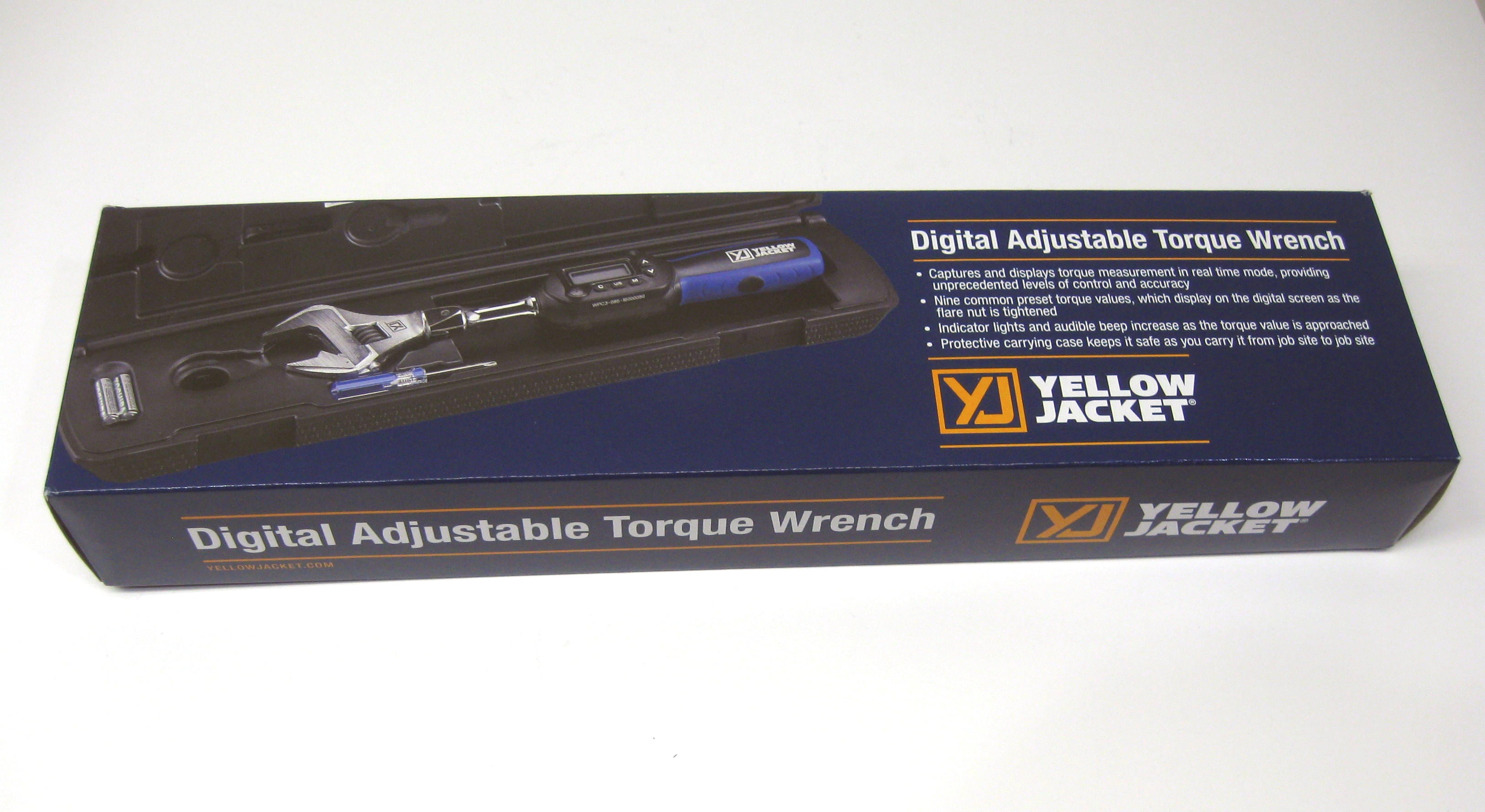 With Ratchet Head Yellow Jacket Digital 60648 Adjustable Torque Wrench