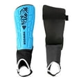 thumbnail image 1 of Vizari Malaga Shin Guards for Kids, Youth, Adults – Lightweight Soccer Pads with Ankle Protection for Boys, Girls, Men & Women , BLUE/BLACK , M, 1 of 1