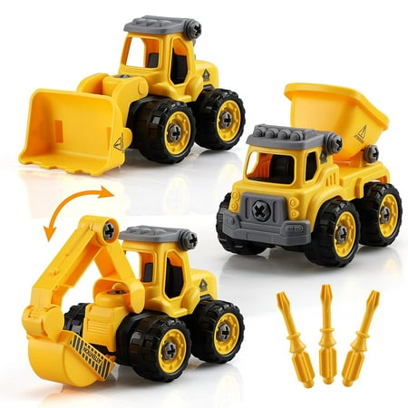 Toy Life Constructions Toys Play Vehicles 3-8 Yrs 3 Count