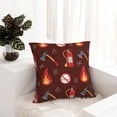 thumbnail image 6 of Pofeuu Fire Extinguisher Print Double-sided plush pillowcase Square Throw Pillow Covers Pillows Cover for Living Room Bedroom Sofa Couch Cushion Cover（No pillow core）-12"x12", 6 of 7