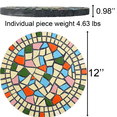 thumbnail image 3 of Losas Decorativas de Estilo Mosaico para Césped de Patio - Entrada de Jardín Decorativa Stepping Stones, 3 of 6