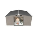 thumbnail image 3 of 10x12 FT Multi-Purpose Outdoor Storage Shed with 2 Windows, Tool Shed, Bike Shelter & Pet House for Backyard & Garden, 3 of 27