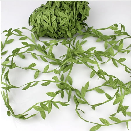 CBD Fake Greenery Lvy Willow Leaves Hanging Plants Garlands Simulation Foliage Rattan Green Leaves Ribbon Wreath Accessory Wedding Party Office Home Garden Crafts Wall Decor 70