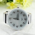 thumbnail image 3 of Black-And-White Stripe Fashion Casual Dress Watch Easy to Read Numbers Wrist Watch-236, 3 of 7