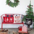 thumbnail image 3 of Merry Christmas Pillow Covers 12x20 Inch Farmhouse Christmas Decorations Lumbar Christmas Pillows Christmas Decorative Throw Pillows Cases Winter Holiday Decor for Sofa Couch Living Room, 3 of 6
