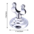 thumbnail image 2 of Raindrops Menu Holders for Tables 2Pcs Silver Stainless Steel Table Number Holder Card Holding with Sleek Design, 2 of 8