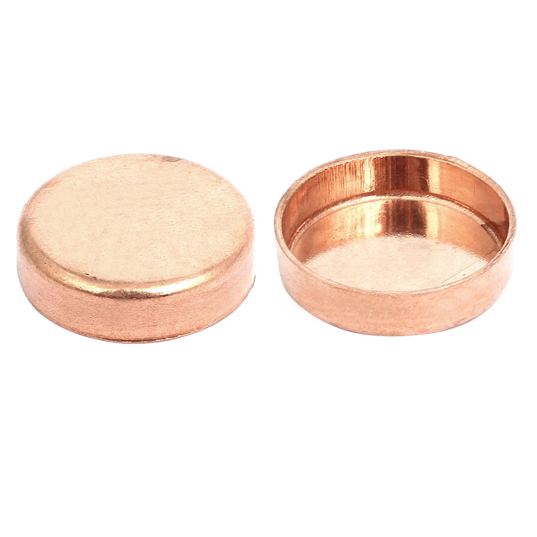 25mmx1mm Copper Pipe Tube End Cap Cover Plumbing Fitting 2pcs Walmart