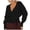 Black, variant on Women'S Sweaters, V Neck Cardigans for Women, Tied Knit Sweater Jacket, Slim Fit for Fall Fashion Outerwear