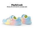 thumbnail image 4 of BURUDANI Girls Sneakers Rainbow Casual Walking Shoes for Kids & Toddlers for School & Everyday Wear, 4 of 6