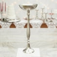 thumbnail image 1 of Event Decor Compote with Pedestal Base Round 31 in. tall Distressed Silver, 1 of 1
