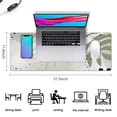 thumbnail image 5 of Durable Mouse Pad with Abstract Art | Waterproof, Non-Slip Rubber Base | Chic Modern Boho Leaves | Designed for Office Laptops,31.5x11.8 inches, 5 of 7