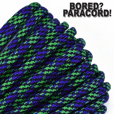 

Bored Paracord Brand 550 lb Type III Paracord - Dark Matter 50 Feet