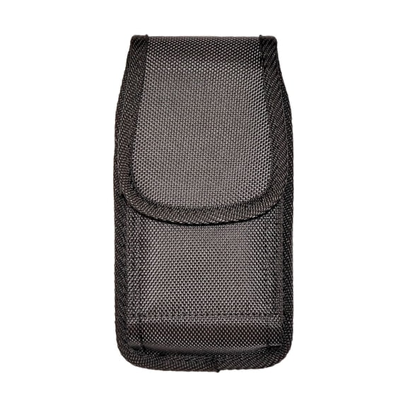 Heavy Duty Oxford cloth Phone Holster with Belt Clip, Case-Friendly Rugged Cell Phone Pouch for Men, Black（4.5-5.0 inches）