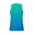 thumbnail image 5 of zbxnLI Men's Big and Tall Tank Tops Gradient Graphic Tee Crew Neck Sleeveless Tank Shirts S-5XL, 5 of 7
