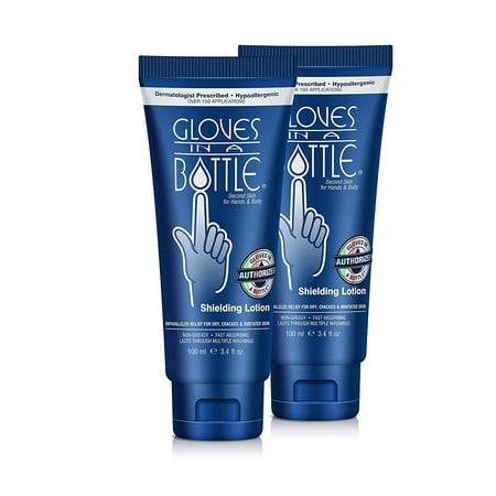 - Gloves in a Bottle New Shielding Lotion Tube Second Skin for Hands and Body, 3.4 oz, Pack of 2