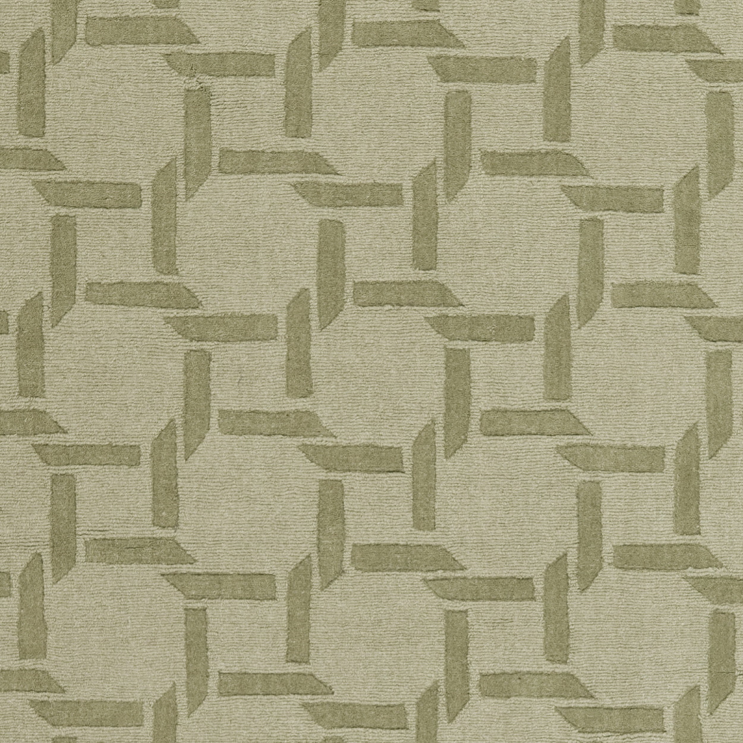SAFAVIEH Martha Stewart Resort Weave Geometric Wool Area Rug, Pumpkin Seed, 5' x 8'