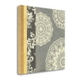 thumbnail image 2 of Tangletown Fine Art 'Contemporary Lace I Yellow Gray' Graphic Art Print on Wrapped Canvas, 2 of 2