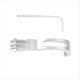 thumbnail image 3 of Soporte de Lámpara de Horquilla Delantera de Bicicleta Plegable Soporte de Extensión de Lámpara de Bicicleta Accesorios de Extensión de Aleación de Aluminio Plateado, 3 of 7
