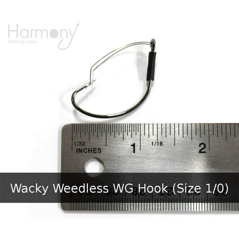 Harmony Fishing - Razor Series Wacky Weedless WG Hooks