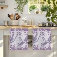 thumbnail image 4 of Purple Crane Silhouette Kitchen Towels Set of 1, Modern Abstract Flowers Botanical Absorbent Dish Towels for Kitchen, Microfiber Hand Towel, Quick Drying Tea Towel for Cleaning Decorative Dishcloths, 4 of 7