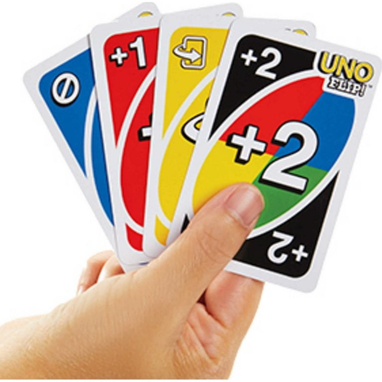 UNO Flip! Card Game for Kids, Adults & Family Night with Double-Sided  Cards, Light & Dark