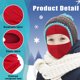 thumbnail image 4 of 2 piezas de funda deportiva para niños, bufanda, máscara de equitación para niños al aire libre, resistente al viento, 4 of 5