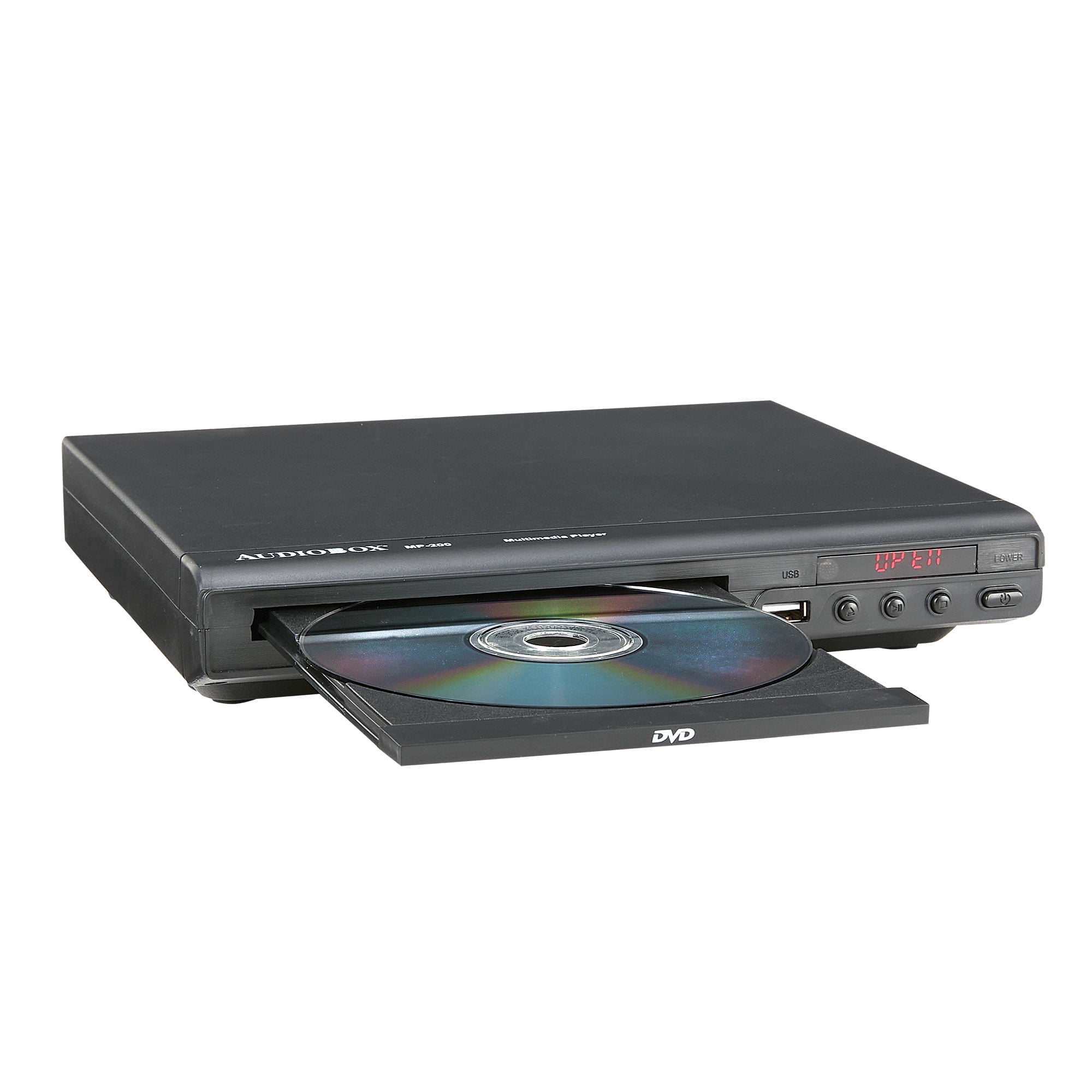 Audiobox MP-200 DVD Player with Multi-Format Support, HDMI Output, and Remote Control