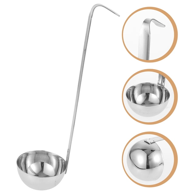 UPOUART Small Ladel Serving Ladles Thickened Stainless Steel 1Pcs For Cooking Kitchen Accessories