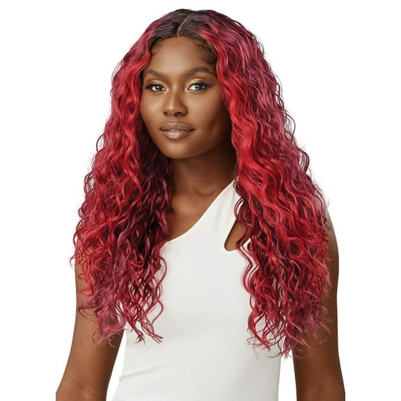 Outre Every 31 Every Wear Lace Front Wig 24" Lace Wigs / Color: DRFF2/RUBY ROSE